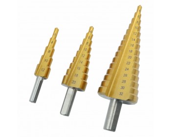 3pc HSS Step Drill Set